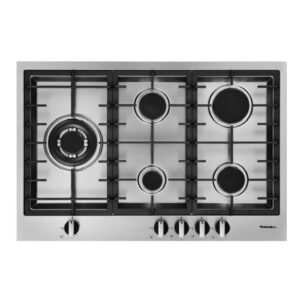 PLAQUE DE CUISSON 5 FEUX 90 CM FONTE THERMOCOUPLE FOCUS LINE QUADRA90 - INOX