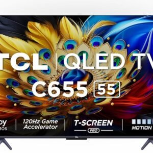 TV TCL 55" QLED SMART GOOGLE TV ULTRA HD 55C655 - 2 ANS GARANTIE