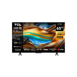 TV TCL 65"  ULTRA HD 4k SMART GOOGLE TV 65P755 2024 - 2 ANS GARANTIE