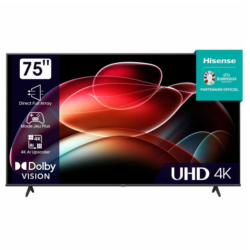 TV LED 75" HISENSE SMART ULTA HD 4K 75A6K